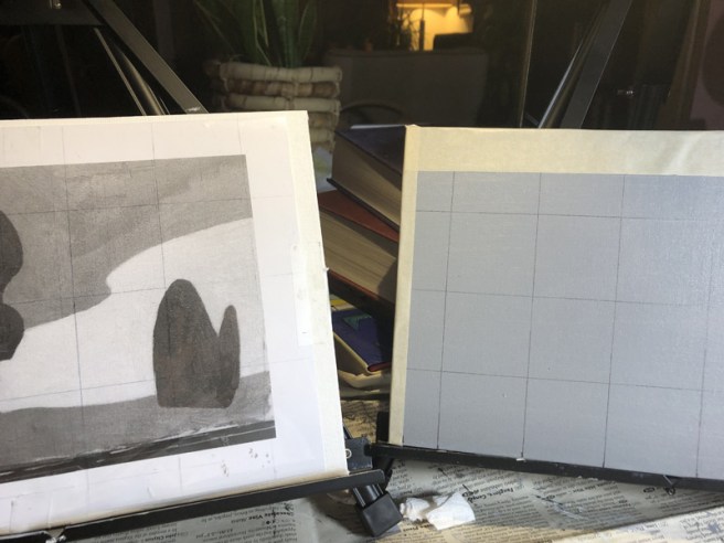 grid and painting